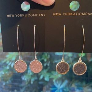2 Pair of New York & Company Earrings